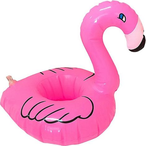 Mini bouée gonflable flamant rose licorne donut, jouet de piscine, porte-gobelet, bouée, jouet de fête pour enfants et adultes, plage (1/5)