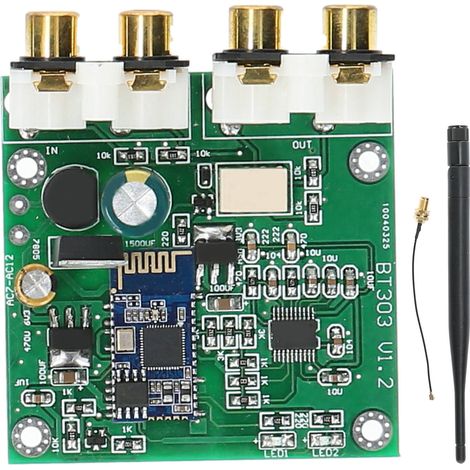 Module Bluetooth 5.0 carte décodeur adaptateur convertisseur AC6-12V DC7-15V pour récepteur audio stéréo sans fil, board DIY haut-parleur (1/5)