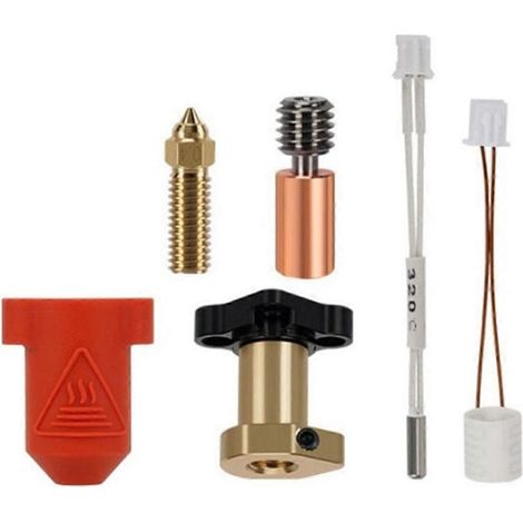 Für das K1/K1 Max Druckkopf-Kit: Keramik-Heizblock und Messingdüse (1/5)