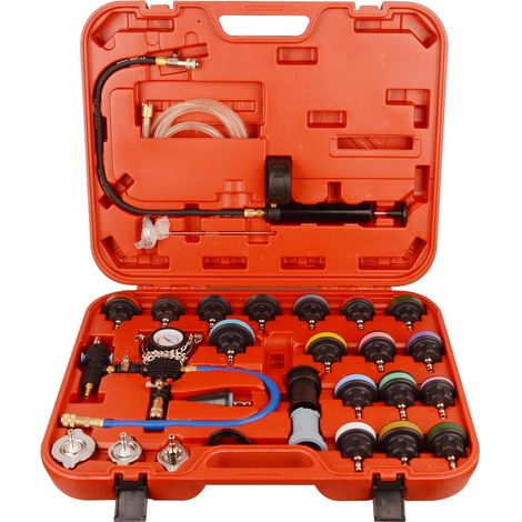 Kit Universale per Tester di Pressione Del radiatore e Sistema di Raffreddamento a Vuoto, 28 Pezzi (1/5)