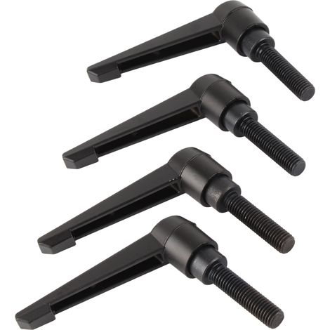 4 boutons métalliques, poignée de montage réglable, filetage extérieur M10 (40 mm) (1/5)