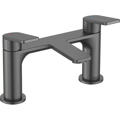 Bristan Frammento BF GM Bath Filler Mixer Tap with Ceramic Discs Gun Metal Grey (1/5)