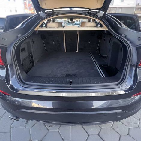 Protection seuil de Pare-Chocs arriére pour BMW X4 F26 2014-2018 Acier Brossé (1/5)