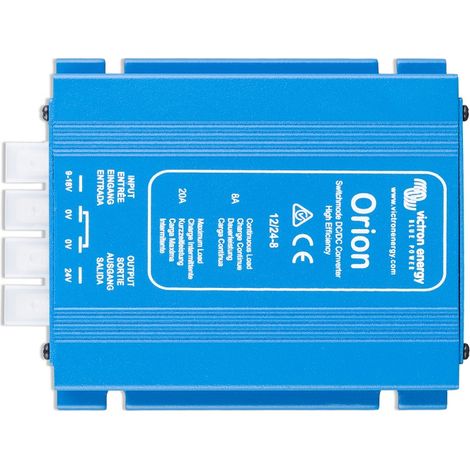 Convertidor Orion Alta Potencia DC-DC 12V/24V 8A No Aislado