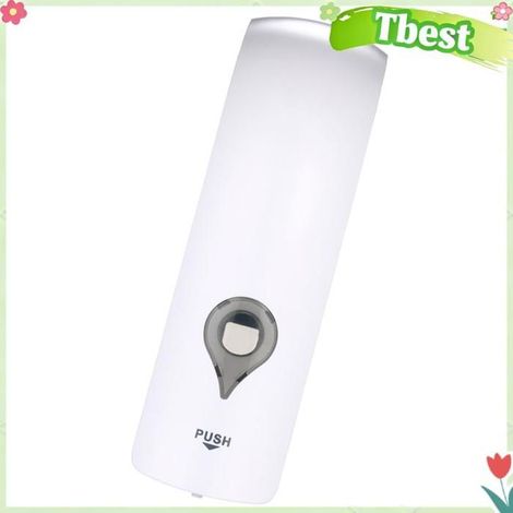 Tbest distributeur de savon mural Distributeur de savon manuel mural à une tête de 300ml, support electromenager seche-mains (1/5)