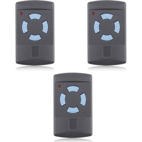CYRILL –Télécommande de Garage HSM4 868 MHz télécommandes , 4 Boutons Couleur Bleue Remplacer Les émetteurs Hormann 868 MHz HS4 HSM2 HSP4 868 HS1 868 Tubauto HSM4 868 Tubauto HS4 868Fréquence , 3PACK (1/5)