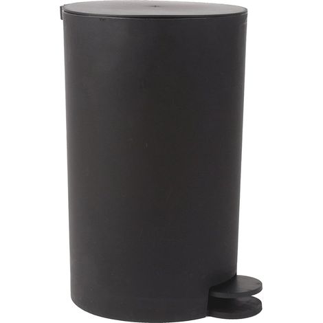 King Home PATTUMIERA C/PEDALE IN POLIPROPILENE 3 LT NERA 16x25,5h cm (1/4)