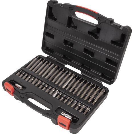 Sealey Premier TRX-Star/Hex/Spline Bit Set 3/8"" & 1/2""Sq Drive 42pc AK21942P