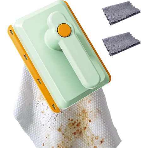 Microfiber Mop, Squeeze Mop, Steam Mop Cleaner, Handheld Mops, 15 x 9 cm, 5,91 x 3,54 x 3,54 pour Quick Spills and Multi Use, Home and Travel, Green/1 Pack (1/5)