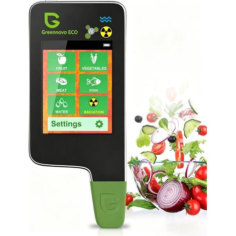 ECO 5 analyseur de testeur de nitrate de poisson, détecteur de rayonnement compteur Geiger, d'eau TDS PPM, pour légumes, fruits, viande la sécurité alimentaire (1/5)