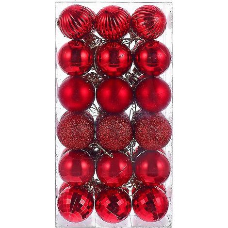 36 Weihnachtskugeln