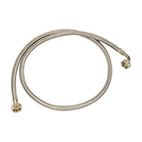 Flexible d'alimentation pour machine à laver Inox Sortie coudée 2m50 FP625