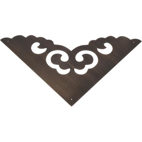 Protège-angles de meuble, 20x20 cm, cuivre, marron, pour bureau (1/5)