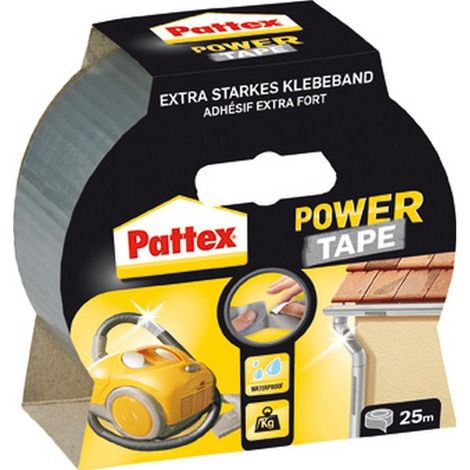 Pattex Power Tape, Modelo : 25 m x 50 mm, Tipo PT2DS