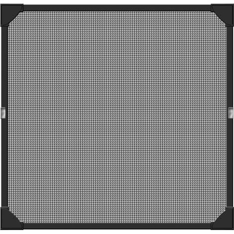 MOSQUITERA MARCO MAGNETICO ANTRACITA 100x120cm (1/4)