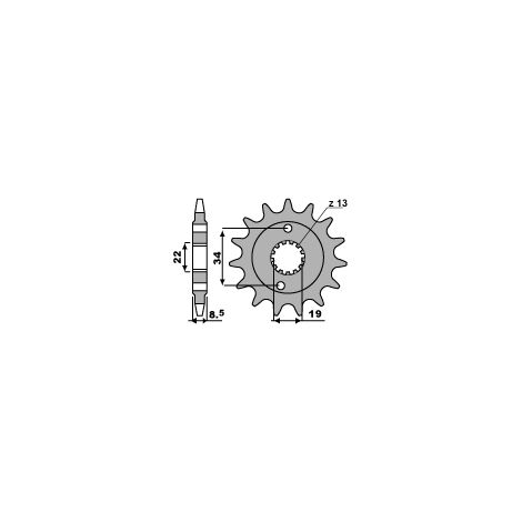 Piñón delantero PBR JTF1908 15 KTM 390 Duke Acero Duradero Resistente