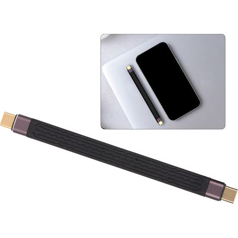 Câble USB-C Mâle à Mâle 40Gbps, Charge Rapide PD et Transfert Haute Vitesse USB 3.1 Gen3 pour Ordinateur Portable (1/5)