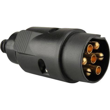 UNITEC Stecker für Anhänger 7-polig 12 Volt