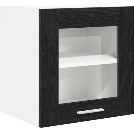 Maison Exclusive - Armadio pensile Rovere Nero 40 x 31 x 40 cm Legno multistrato