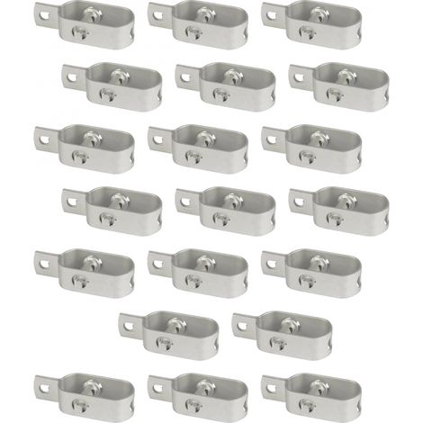 Lot de 20 tendeurs en acier galvanisé N°3 pour fil de grillage ou autre (1/4)