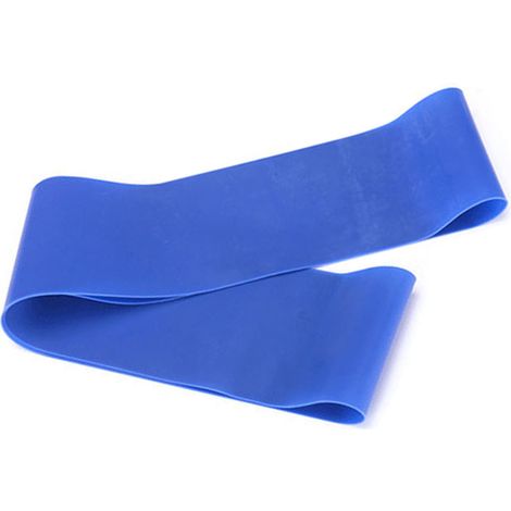 Bande de résistance élastique pour entraînement, lot de 15 lb bleu, bandes de gym fitness, élastiques sport pour exercices musculaires (1/5)