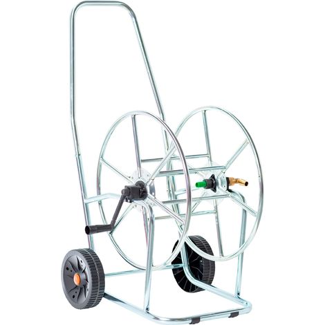 Chariot porte-tuyau galvanisé 80 m 3/4'' MW Tools HW8034SV2 (1/4)