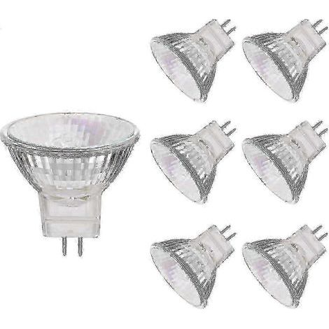 MR11 Halogen Light Bulbs 20W 12V GU4 Spot Lamp Warm White,Pack of 6 JKW Energy Saving (1/4)
