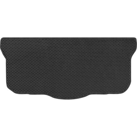 Alfombrilla de maletero de EVA para Peugeot 108 Hatchback (2014-2022), diseño de panal de abeja - NEGRO (1/5)