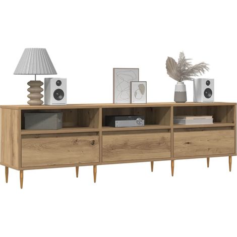 Maison Exclusive - TV-Schrank Artisan-Eiche 150x30x44,5 cm Holzwe (1/5)