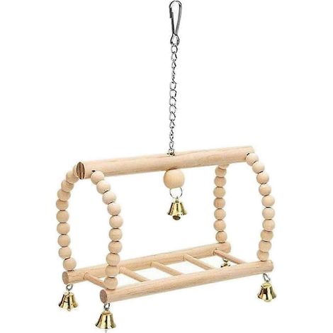 Échelle suspendue, pont et balançoire pour perruches calopsittes, hamsters et inséparables (1/5)