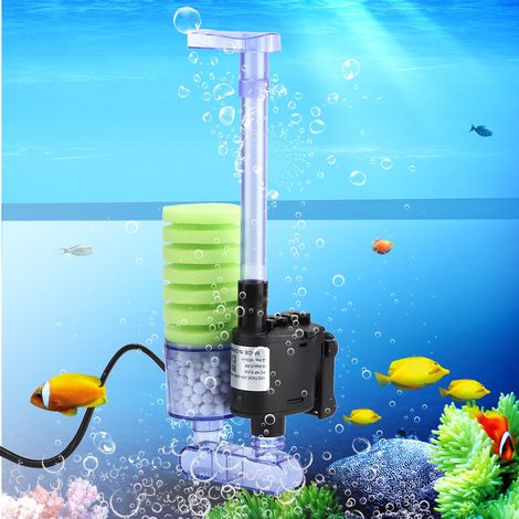 Mini aquarium avec éponge et pompe à eau submersible (XY-2901) (1/5)
