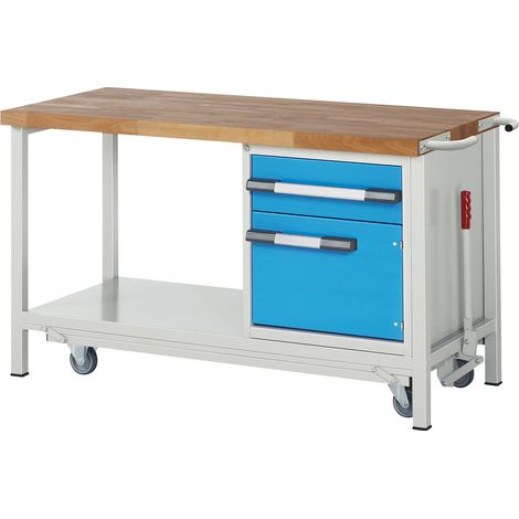eurokraft pro, Établi mobile à châssis escamotable, sur (1/2)