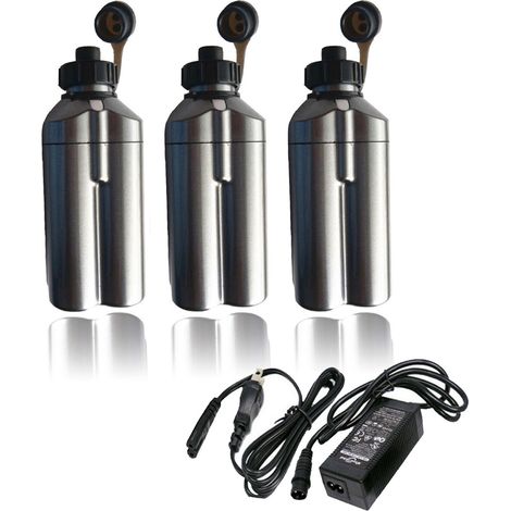 3X Batterie & Chargeur Pour Daiwa/Shimano Tanacom 750 500 1000 Shimano BM2300 BM2900 Lithium (1/5)