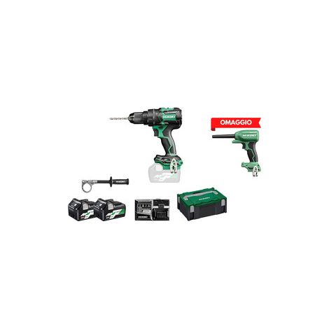 HIKOKI TRAPANO DV36DC 36V C/PERC BRUSH+SOFFIATORE
