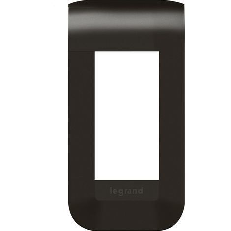 Plaque de finition Mosaic 1 module finition noire LEGRAND 079041L (1/3)