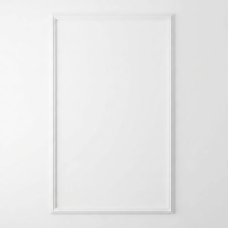 Zierleisten Set 4-teilig aus Polystyrol weiß vorgeschnitten - für 120 x 80 cm