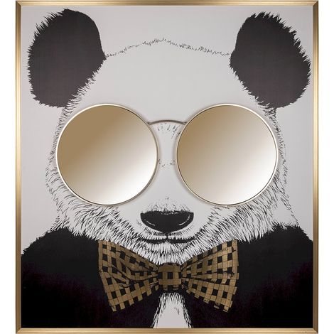 Déco Murale Panda Brillant Esprit Chic - Or Éclatant Panda Chic (1/5)