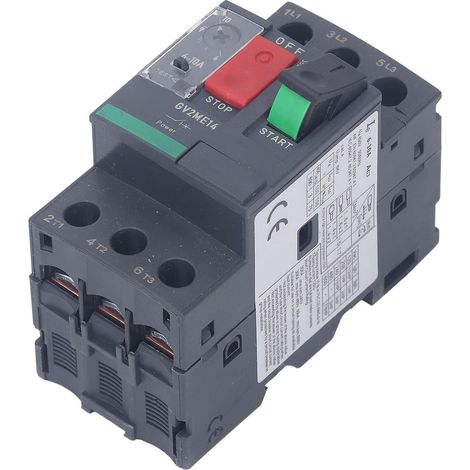 AC690V Motor Protection Circuit Breaker, Thermal and Magnetic Manual Motor Protection Switch with Control Button for Various Motors (GV2-ME14 6-10A) (1/5)