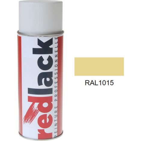 Aérosol de peinture – RAL 1015 Ivoire clair – Mat – multisupport – Redlack