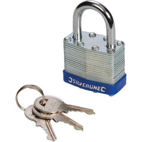 Silverline Lucchetto acciaio laminato 50 mm