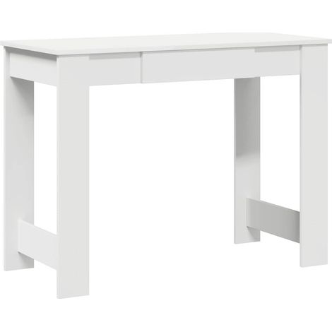 Maison Exclusive - Scrivania Bianca 100x45x75 cm in Legno Multistrato