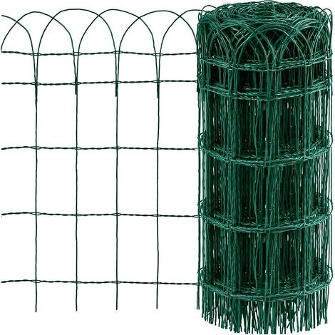 RETE RECINZIONE ZINCATA ELETTROSALDATA PLASTICATA 25 MT X 40 CM ALTA FER 29810 (1/3)