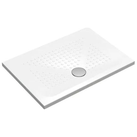 Piatto doccia 70x100 h.3,5 in ceramica bianco lucido Rebel di (1/5)
