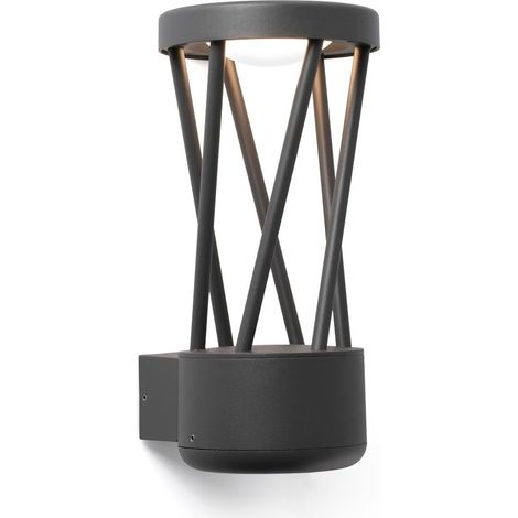 Twist Lampada Da Parete Grigio Scuro 10W 3000K Marca Faro (1/2)