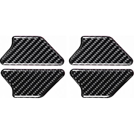 4 stickers fibre de carbone pour garniture de porte intérieure auto, compatible R MK6 2008-2012 (1/5)