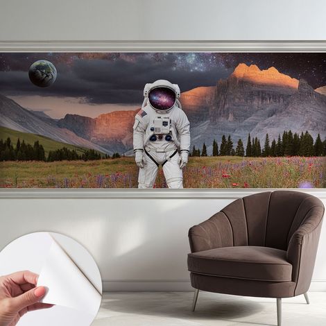 Carta da parati autoadesiva - Fotomurale adesivo - soggiorno moderno - resistente - Paesaggio cosmico 250x104 cm (1/5)