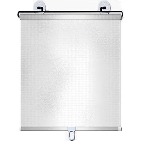 Rideaux retractables for windshield Protection UV easy installation with cups Size 50x125 cm in PVC (1/5)