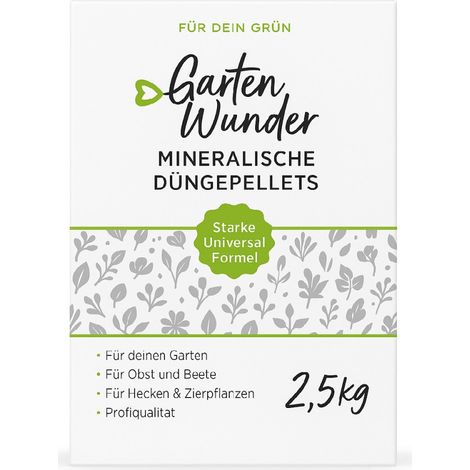 Gartenwunder mineralische Düngerpellets 2,5 kg Dünger