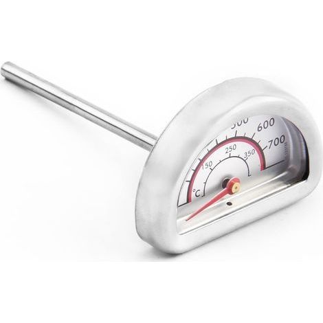 Thermomètre Four Compatible avec Omnia, Thermometre Cuisine en Acier Inoxydable avec Sonde 7 cm, Thermomètre de Cuisson pour Barbecue Fumoir et Gril, Plage de Mesure 0°C à 400°C (1/5)