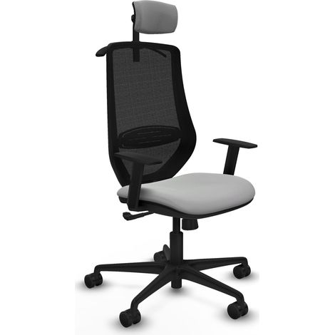 Piqueras y Crespo Mardos Silla de oficina gris claro